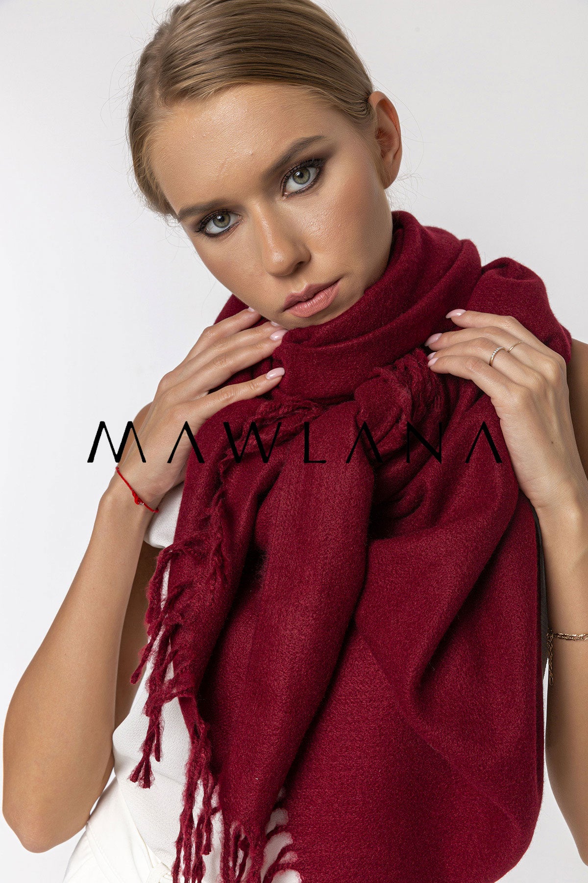 Cashmere Plain Scarf